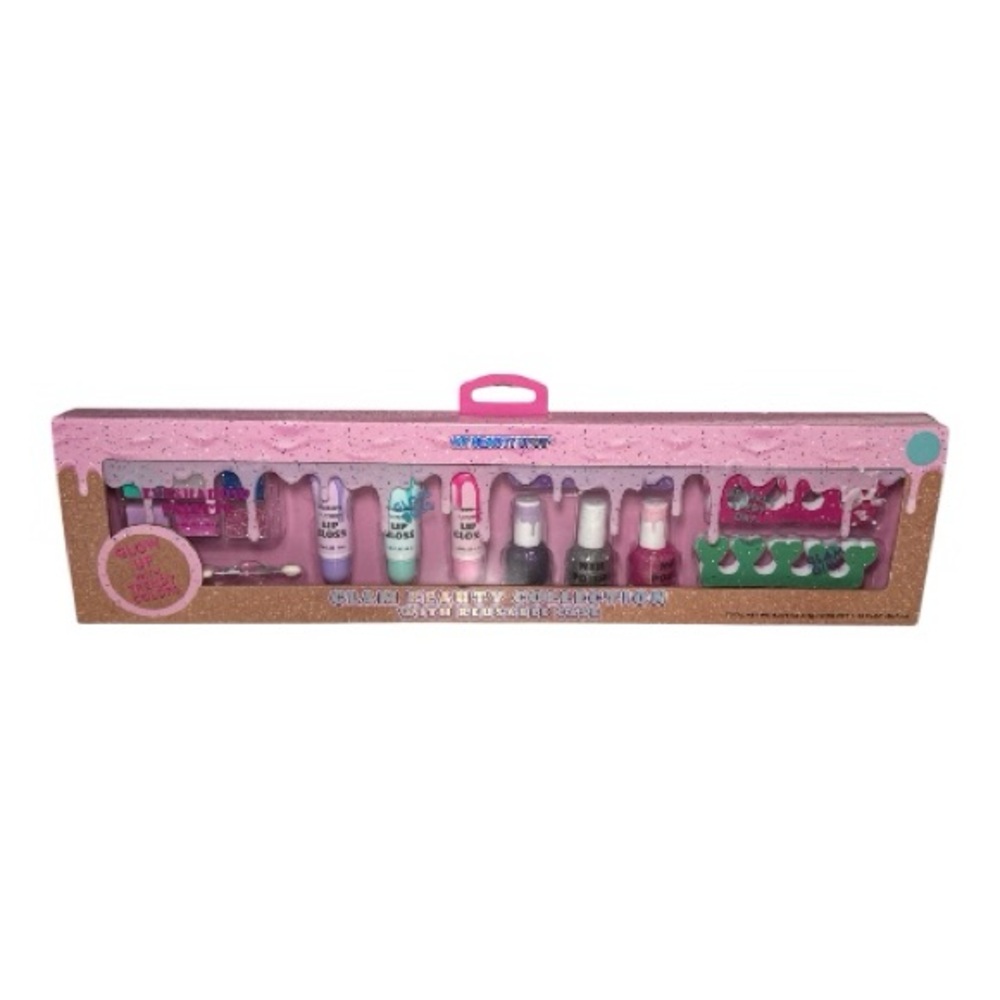 NEW! My Beauty Spot Kids Glam Beauty Collection Lip Gloss & Nail Polish Set